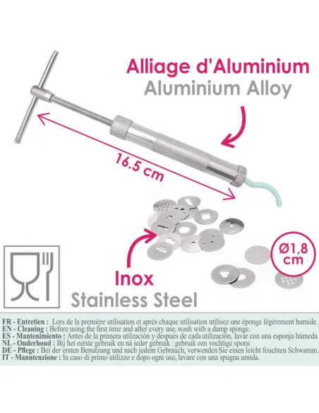 Pistola extrusora de fondant ScrapCooking
