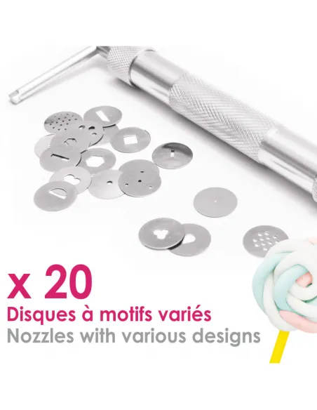 Pistola extrusora de fondant ScrapCooking