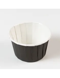 Cápsulas rígidas Negro 50 unidades Pastry Colours 2