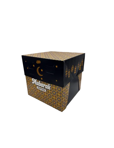 Caja para tarta 20x20x30cm altura regulable Ramadán Mubarak