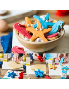 Set 2 cortadores Vida Marina Decora 2