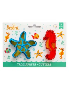 Set 2 cortadores Vida Marina Decora