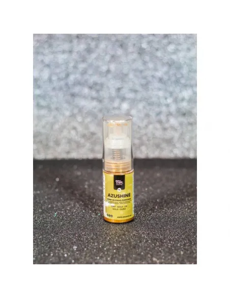 Spray purpurina comestible en polvo Oro 10 g Azushine