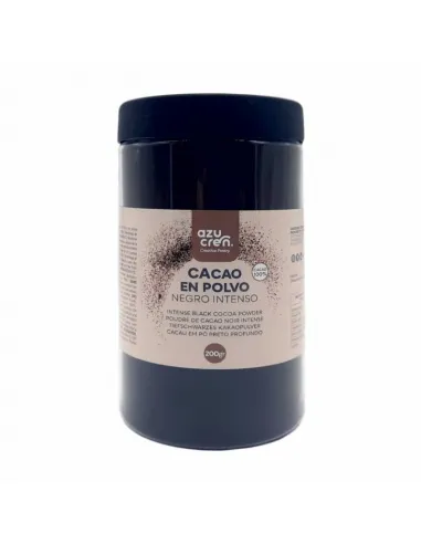 Cacao en polvo negro intenso 200 g Azucren
