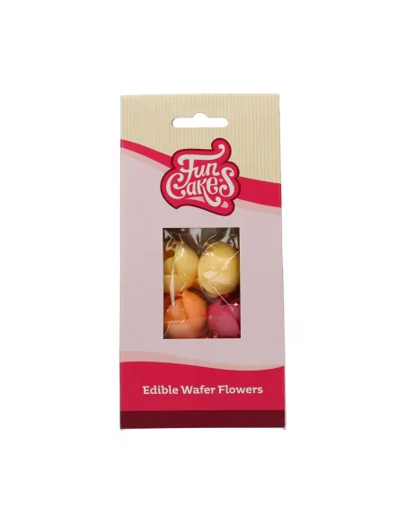 Set Peonías de colores de oblea Funcakes