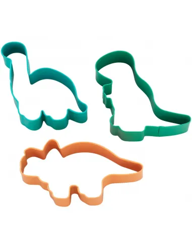 Set 3 cortadores Dinosaurios Wilton