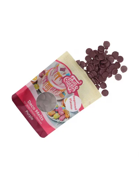 Deco Melts Púrpura 250 g Funcakes