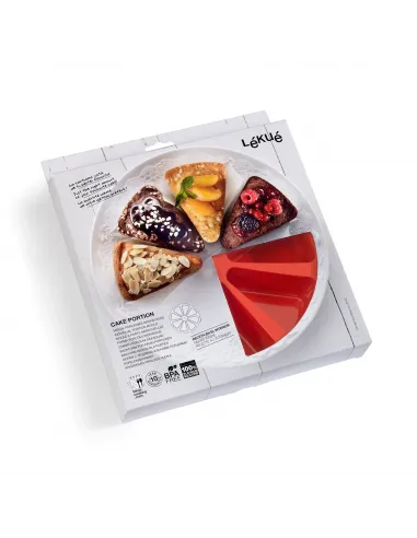Molde porciones de tarta Lékué