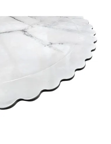 Base redonda rígida Mármol Blanco 35 cm Pastry Colours