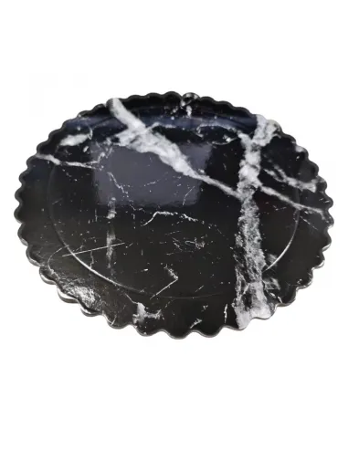 Base redonda rígida Mármol Negro 25 cm Pastry Colours