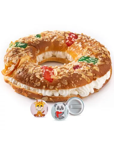 Figura roscón chapa animales de peluche (unidad)
