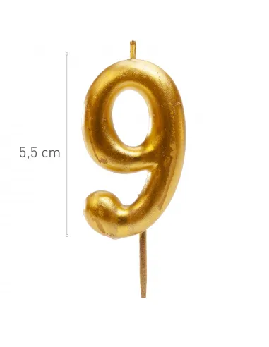 Vela Dorada Nº 9 Dekora