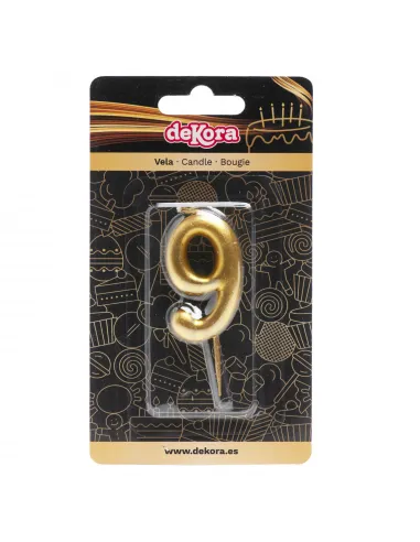 Vela Dorada Nº 9 Dekora