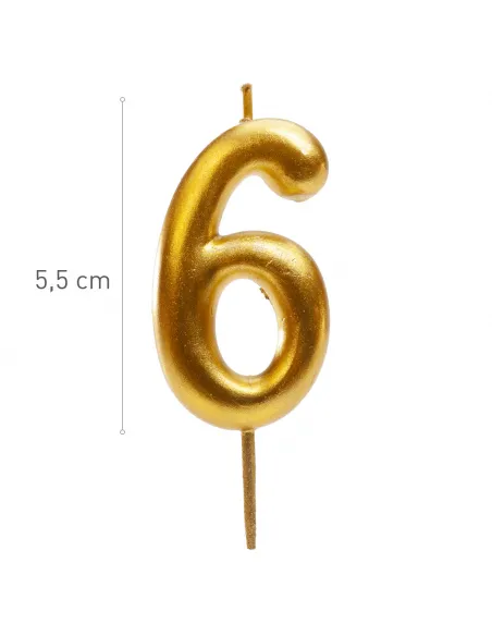 Vela Dorada Nº 6 Dekora