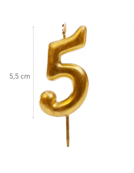 Vela Dorada Nº 5 Dekora