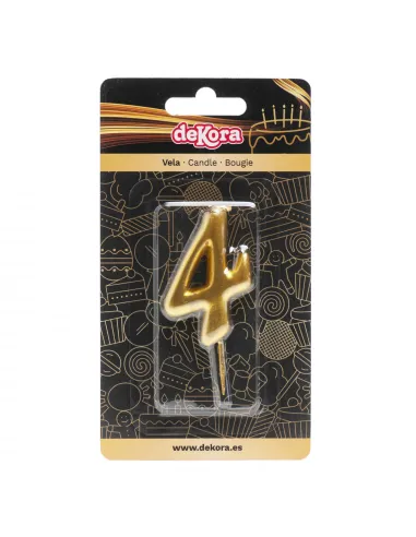 Vela Dorada Nº 4 Dekora