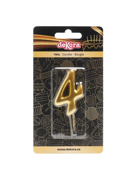 Vela Dorada Nº 4 Dekora