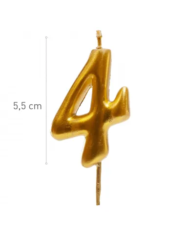 Vela Dorada Nº 4 Dekora