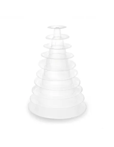 Stand transparente redondo para Macarons (10 niveles)