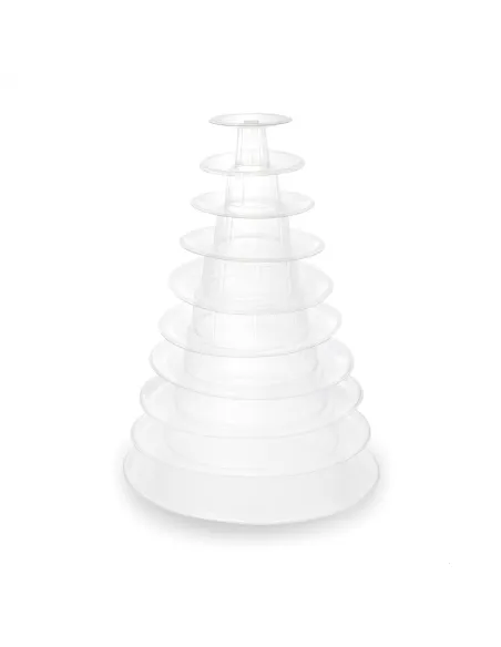 Stand transparente redondo para Macarons (10 niveles)