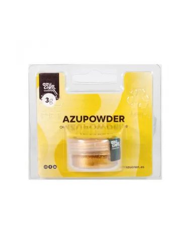 Colorante en polvo Oro Nuevo 3 g Azupowder Azucren