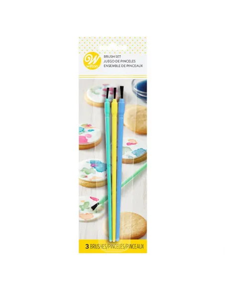 Set de 3 pinceles Wilton