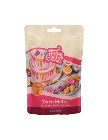 Deco Melts sabor Naranja 250 g Funcakes