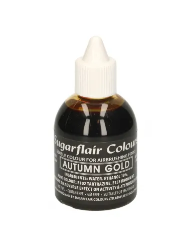 Colorante para aerógrafo Dorado Otoño 60 ml Sugarflair