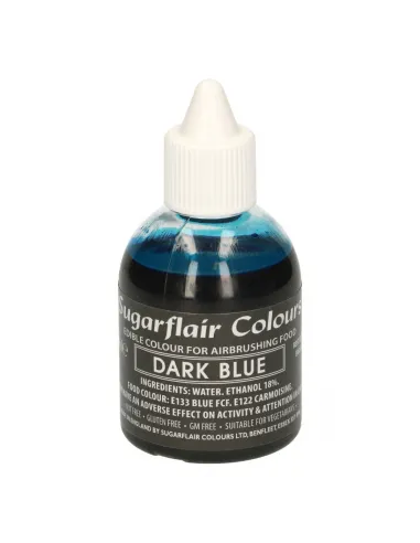 Colorante para aerógrafo Azul Oscuro 60 ml Sugarflair