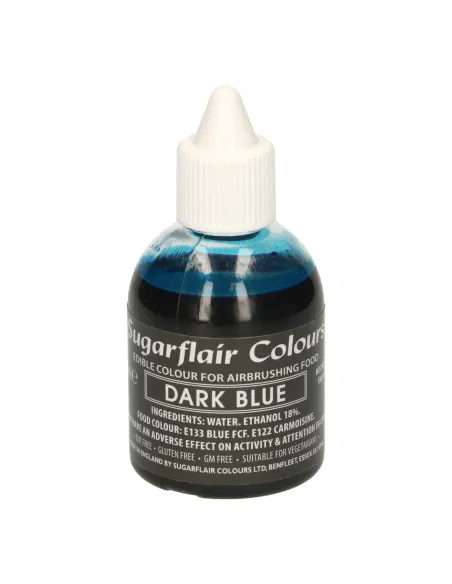 Colorante para aerógrafo Azul Oscuro 60 ml Sugarflair