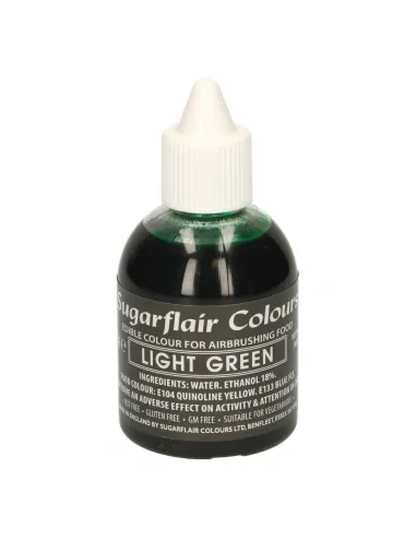 Colorante para aerógrafo Verde Claro 60 ml Sugarflair