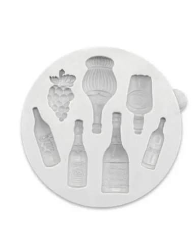 Molde silicona Botellas en miniatura Katy Sue