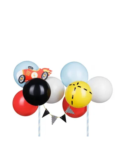 Topper para tarta Globos y Avión PartyDeco