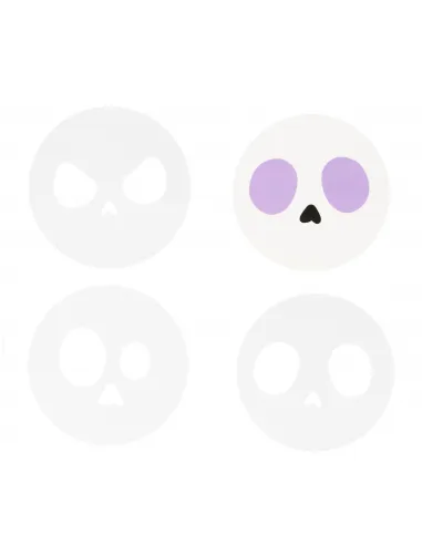 Set Cortador Calavera y 3 Stencils Halloween PME