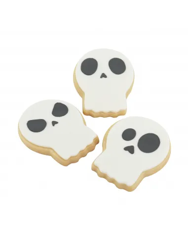 Set Cortador Calavera y 3 Stencils Halloween PME