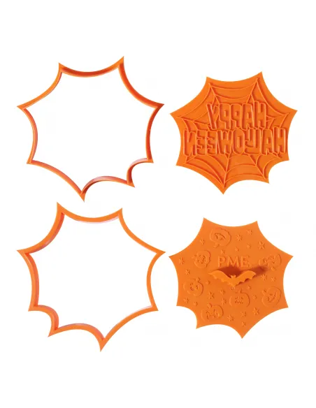 Set de 3 cortadores y marcadores Happy Halloween PME