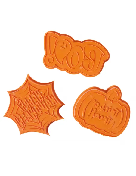 Set de 3 cortadores y marcadores Happy Halloween PME