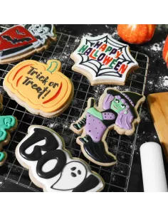 Set de 3 cortadores y marcadores Happy Halloween PME 2