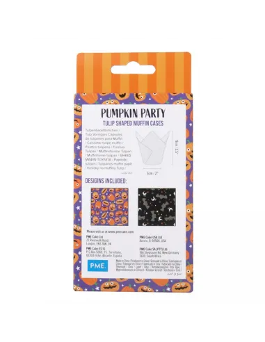 Set 24 cápsulas muffins Calabazas y Muerciélagos PME