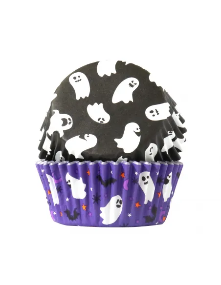 Set 60 Cápsulas metalizadas Fantasmas espeluznantes Halloween PME