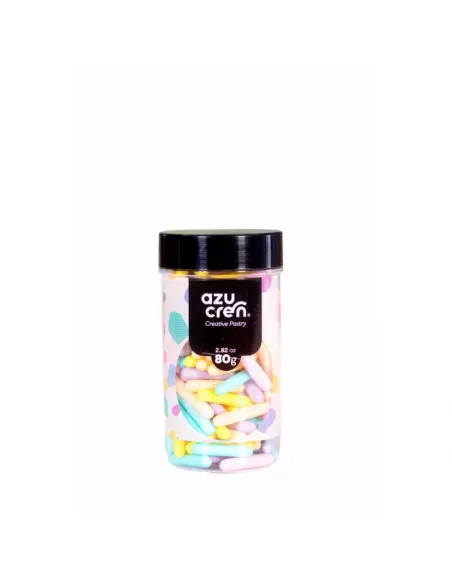 Palitos de azúcar mix Colores Pastel 80 g Azucren