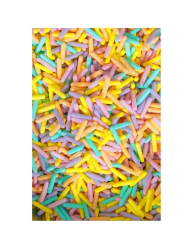 Palitos de azúcar mix Colores Pastel 80 g Azucren