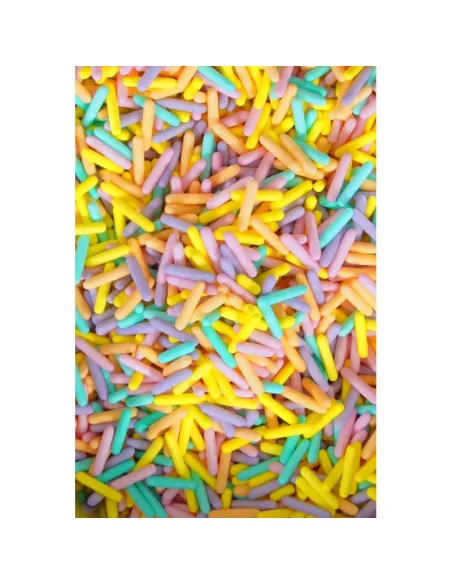 Palitos de azúcar mix Colores Pastel 80 g Azucren