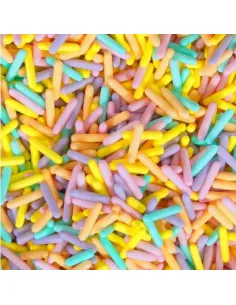 Palitos de azúcar mix Colores Pastel 80 g Azucren