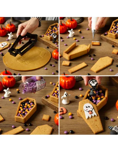 Cortador Ataúd 3D Halloween Decora