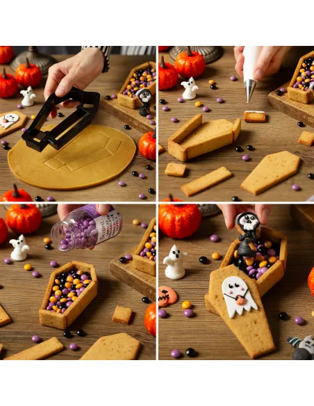 Cortador Ataúd 3D Halloween Decora