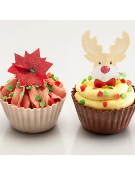 Set 27 decoraciones de oblea Navidad Dekora