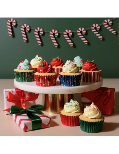 Set 100 Cápsulas metalizadas Mix Navidad PME