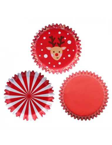 Set 100 Cápsulas metalizadas Mix Navidad PME