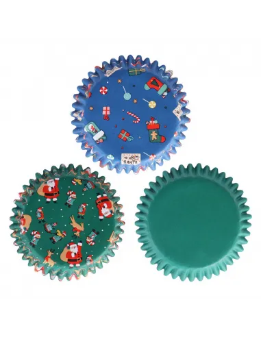 Set 100 Cápsulas metalizadas Mix Navidad PME